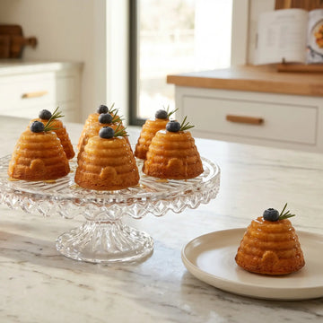 Mini Honey Glazed Beehive Cakes
