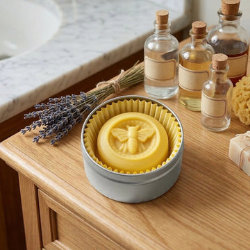 Solid Beeswax Lotion Bar | Honeybee Relief